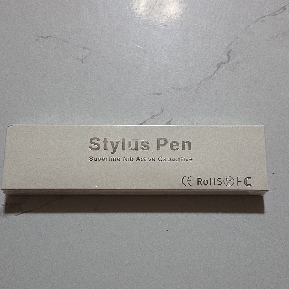 White Stylus Pen with Superfine Nib